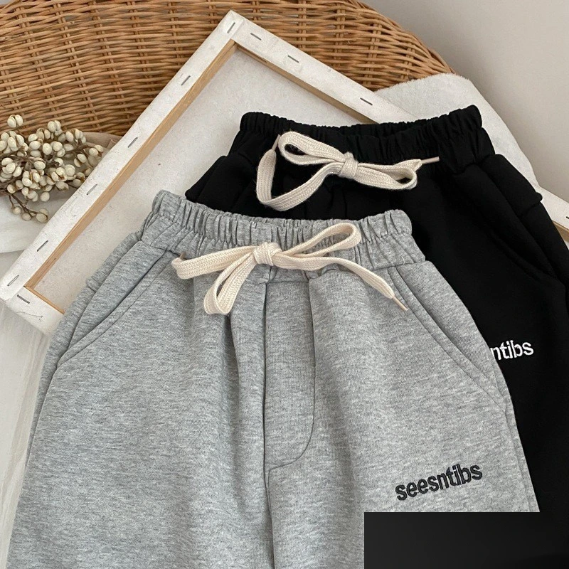 Quality Customized boys' and girls' sports pants, children's underwear and velvet leg pants Manufacturer detail
