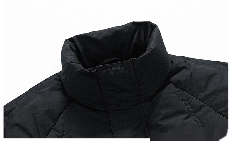 Custom hooded down jacket big pocket fashion Joker trend jacket for men and women. detail
