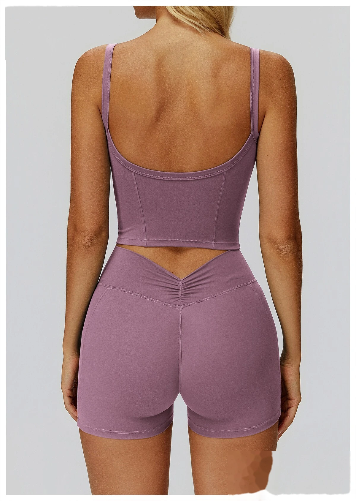 Customizable Yoga Vest for Women | Minimalist Style, Beauty Back Double Straps, Suitable for Sports & Running detail