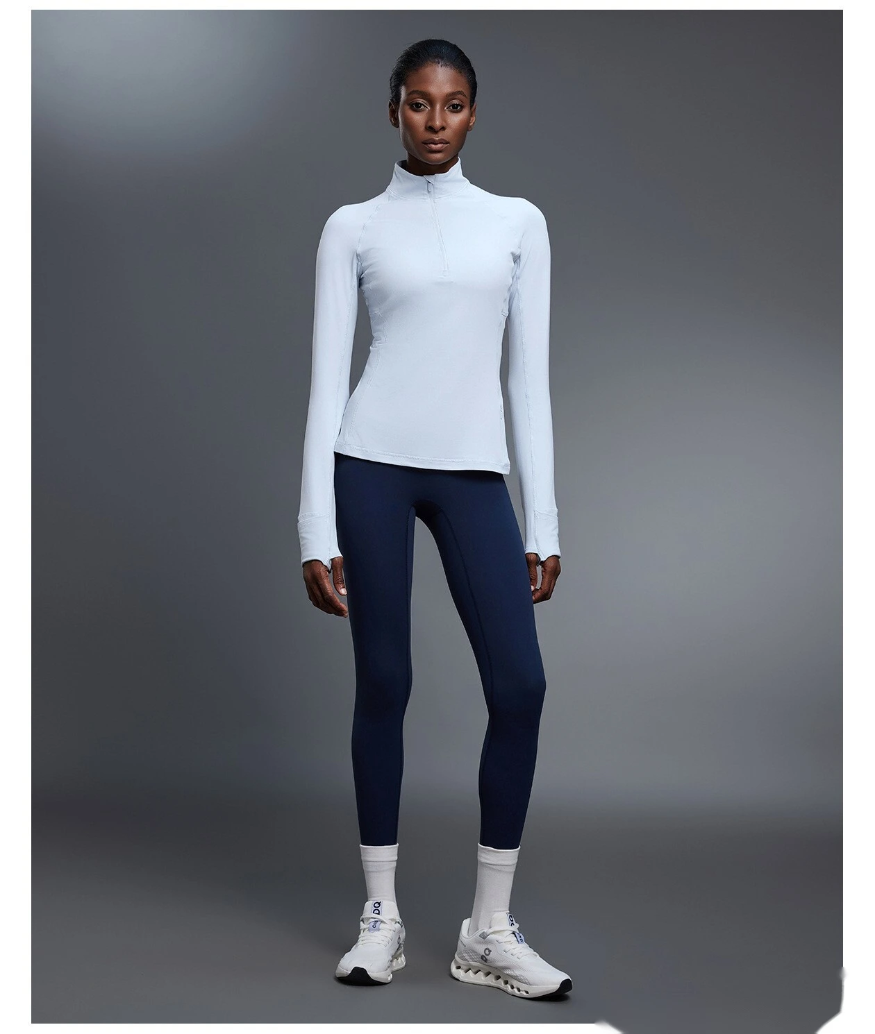 Customize autumn long-sleeved yoga clothes, slim fitness tops and running T-shirts. detail