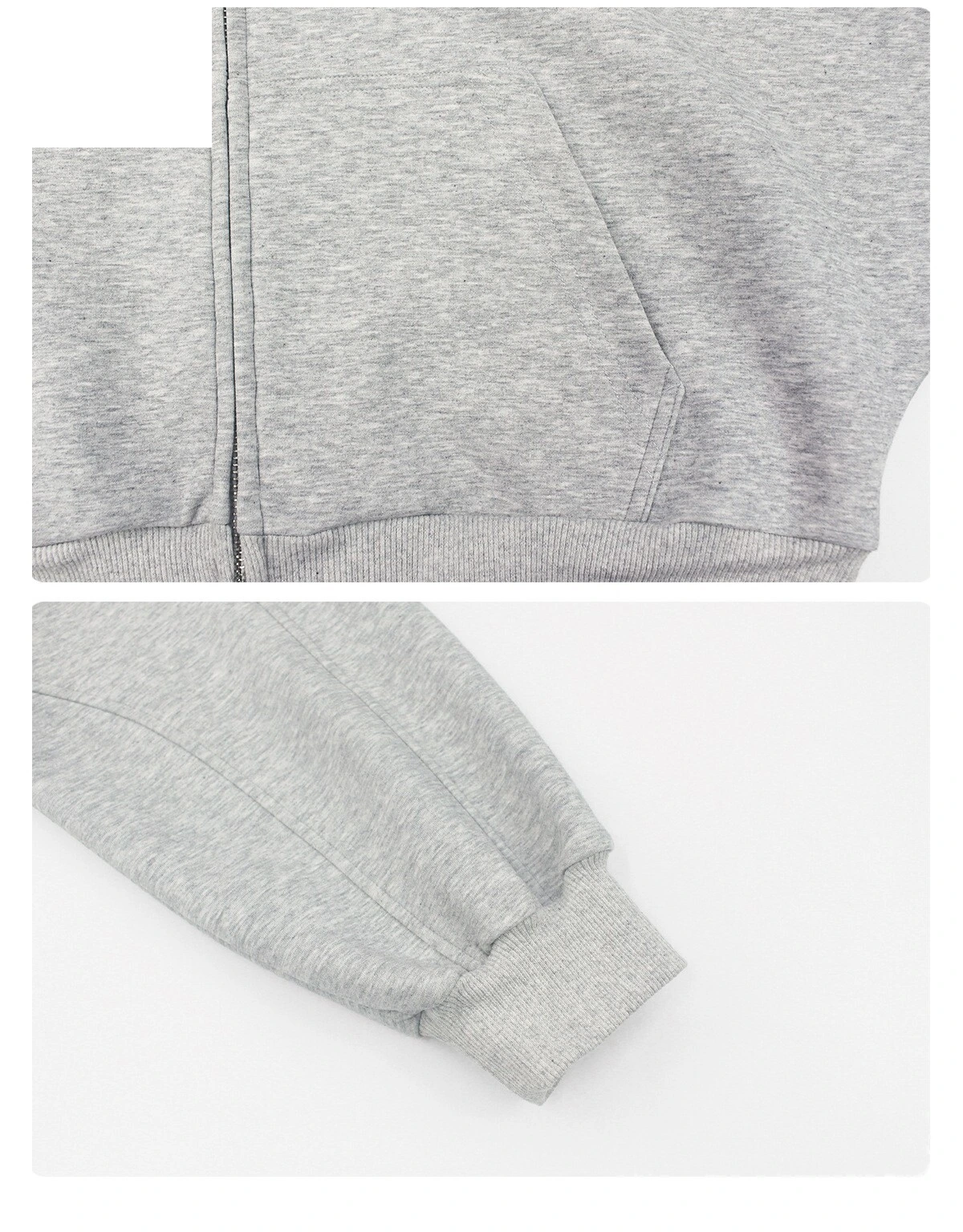 Custom hooded sporty casual sweatshirt, outdoor running fitness top, short-style yoga sweatshirt jacket detail