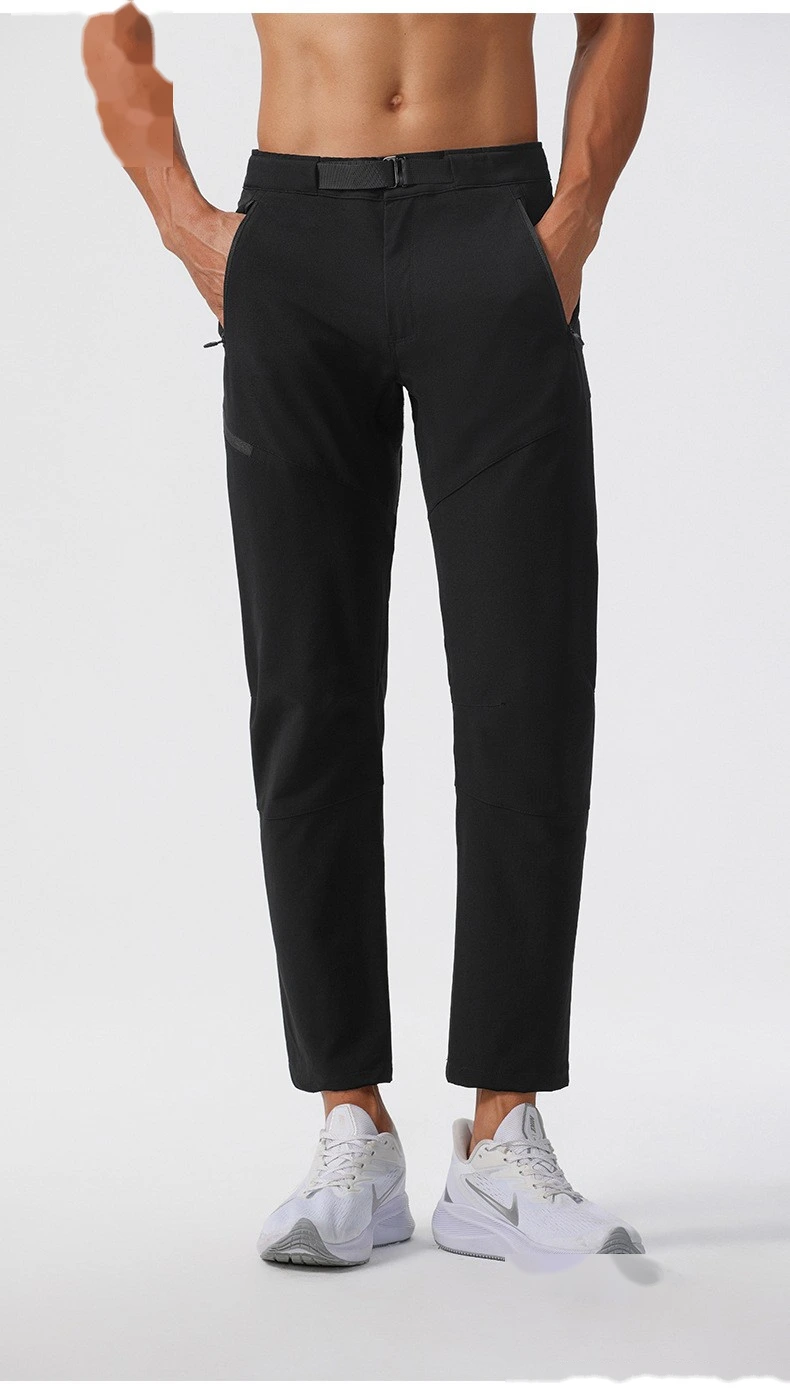 Customized quick-drying pants outdoor sports spring and autumn pants men's fitness running casual pants detail