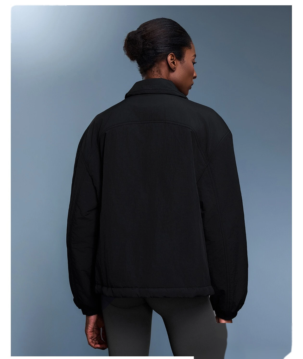 Customize casual cotton-padded jacket women's waterproof and warm light cotton-padded coat in autumn and winter. detail