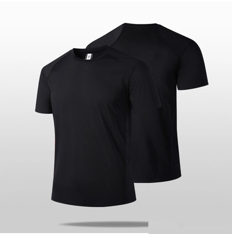 Custom Men’s Cool Feeling Lightweight Short Sleeve T-Shirt Loose Fit Breathable Quick Dry Sports Top detail