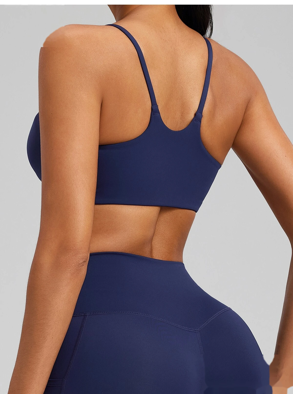 Custom yoga vest with chest pad sexy beauty back bra sports fitness bra women detail