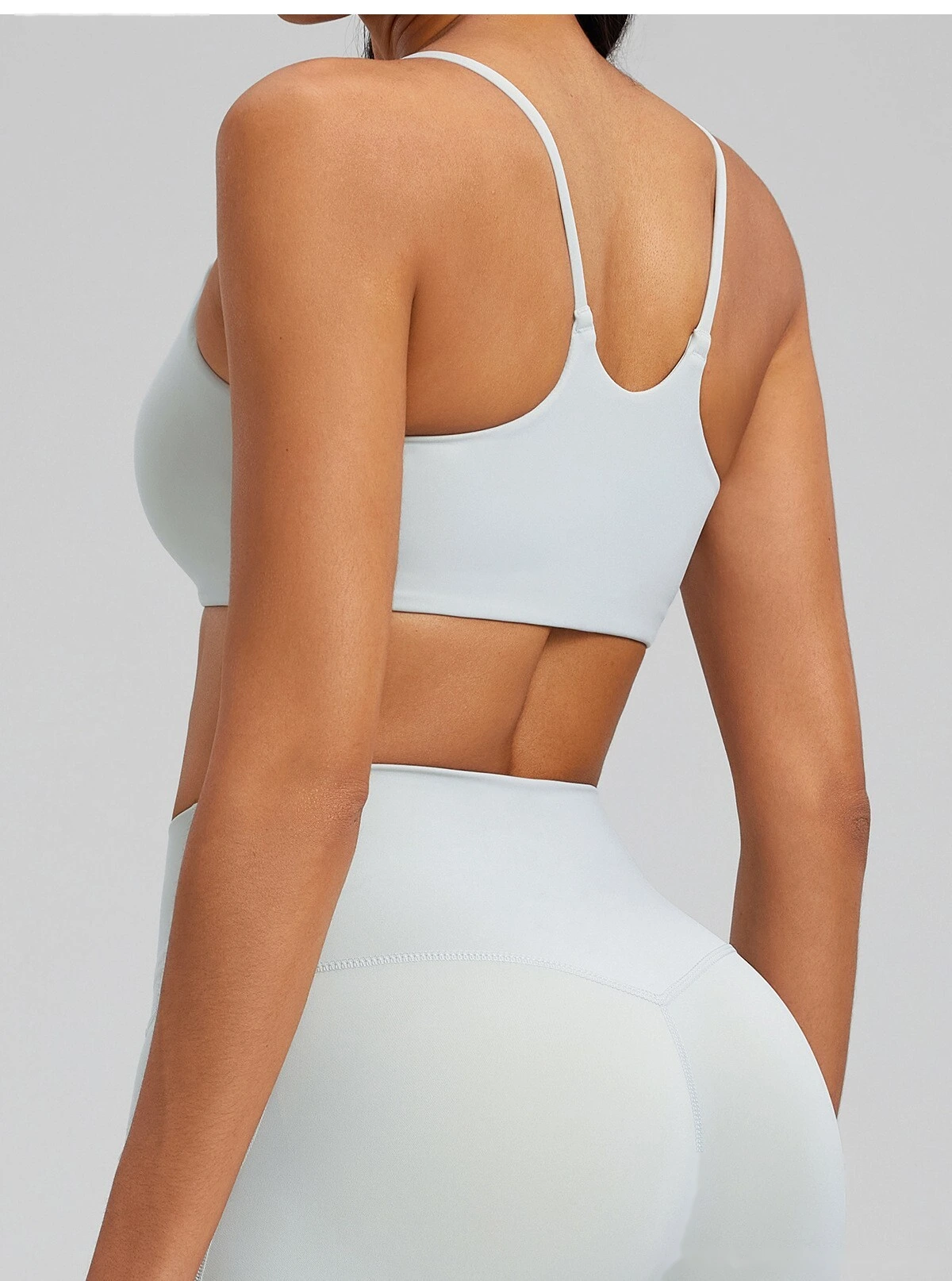 Custom yoga vest with chest pad sexy beauty back bra sports fitness bra women detail