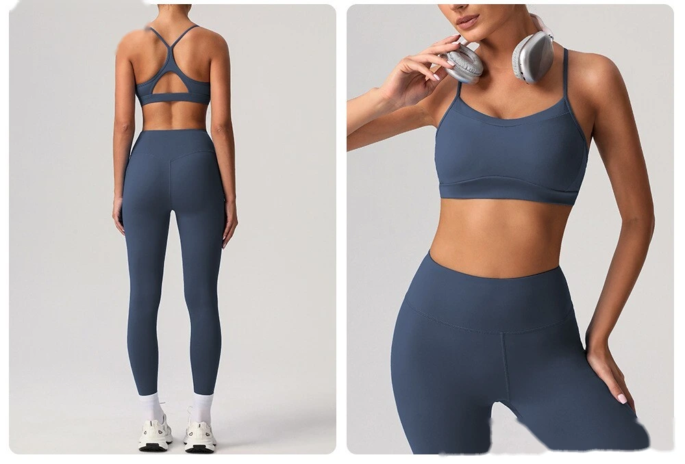 Soft and comfortable sports bra beauty back yoga bra detachable shockproof running fitness vest detail