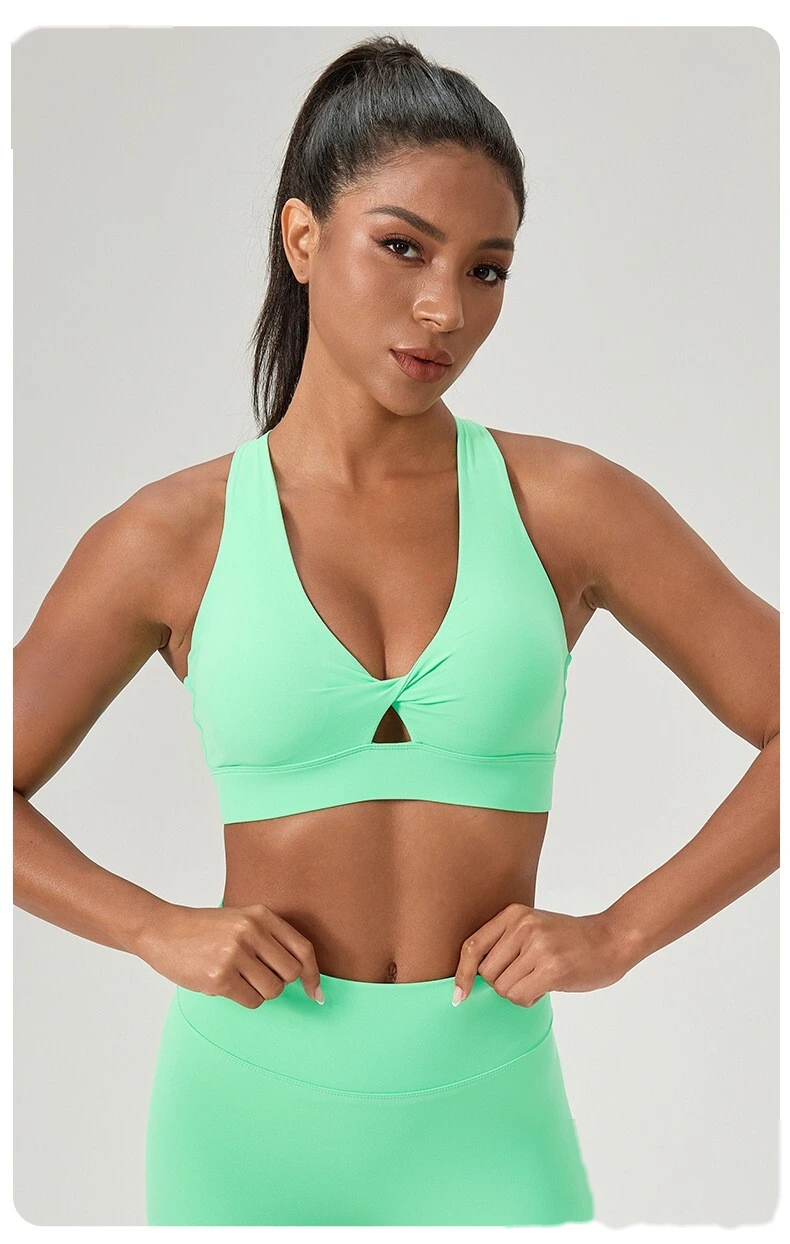 Custom EU/US Style Yoga Bra | Removable Pads, Quick-Dry, Buckle Design, Shockproof for Running & Fitness detail