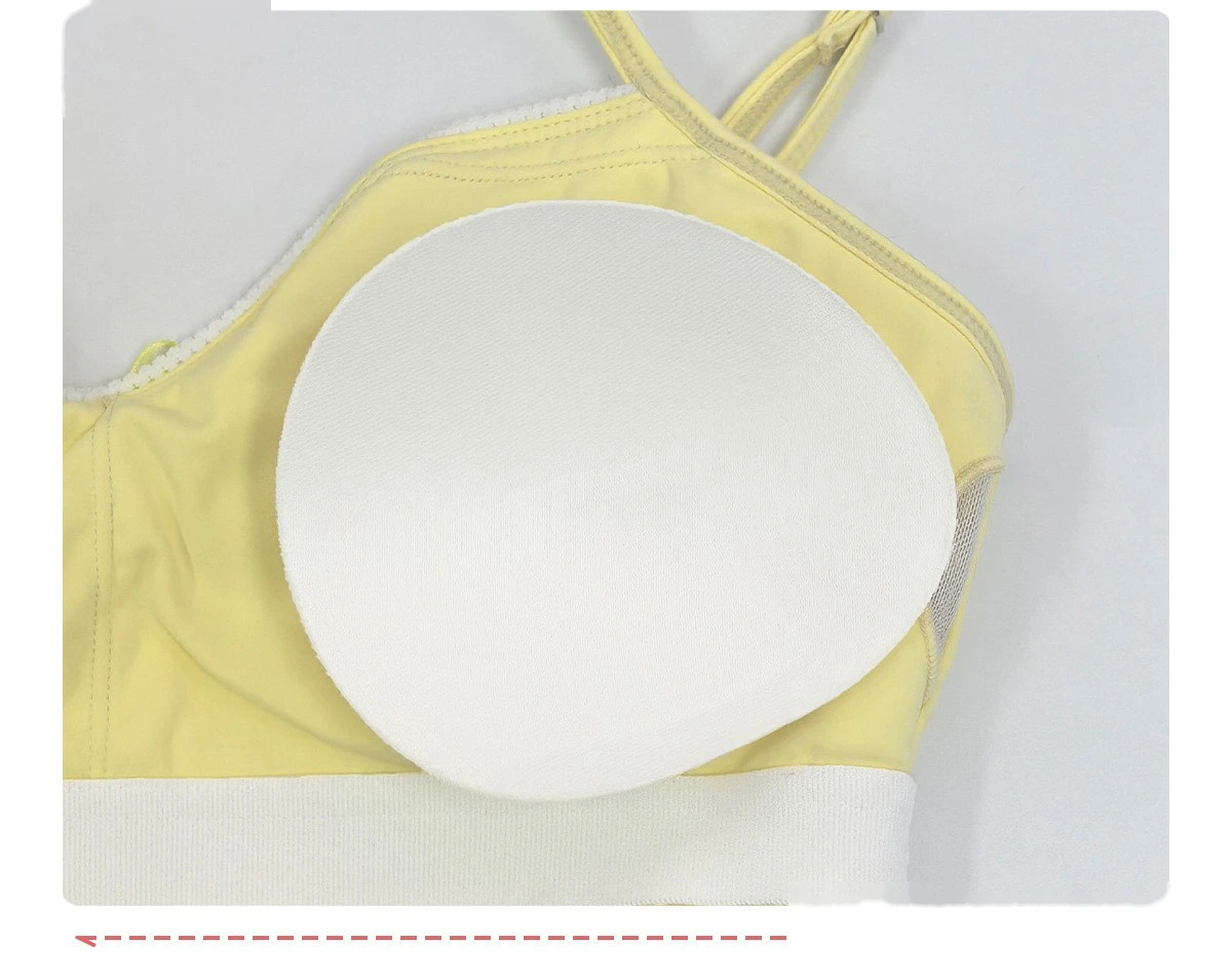 Color Block Fake Two-Piece Sports Tank, Thin Strap Beauty Back Yoga Cami with Padded Cups for Pilates Training detail