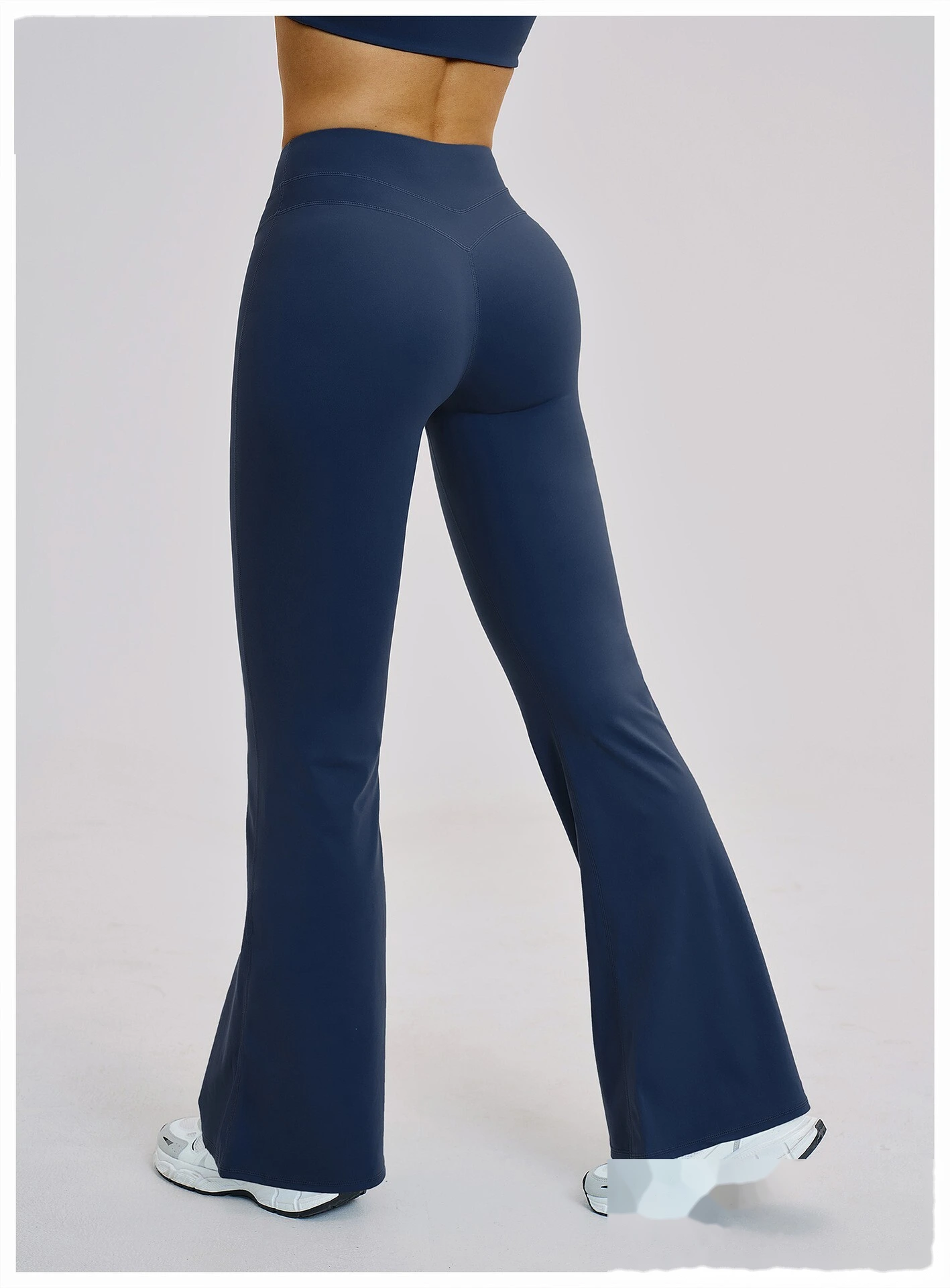 Bulk Custom High Waist Bootcut Yoga Pants - Breathable Butt Lifting Fitness Gym Pants detail