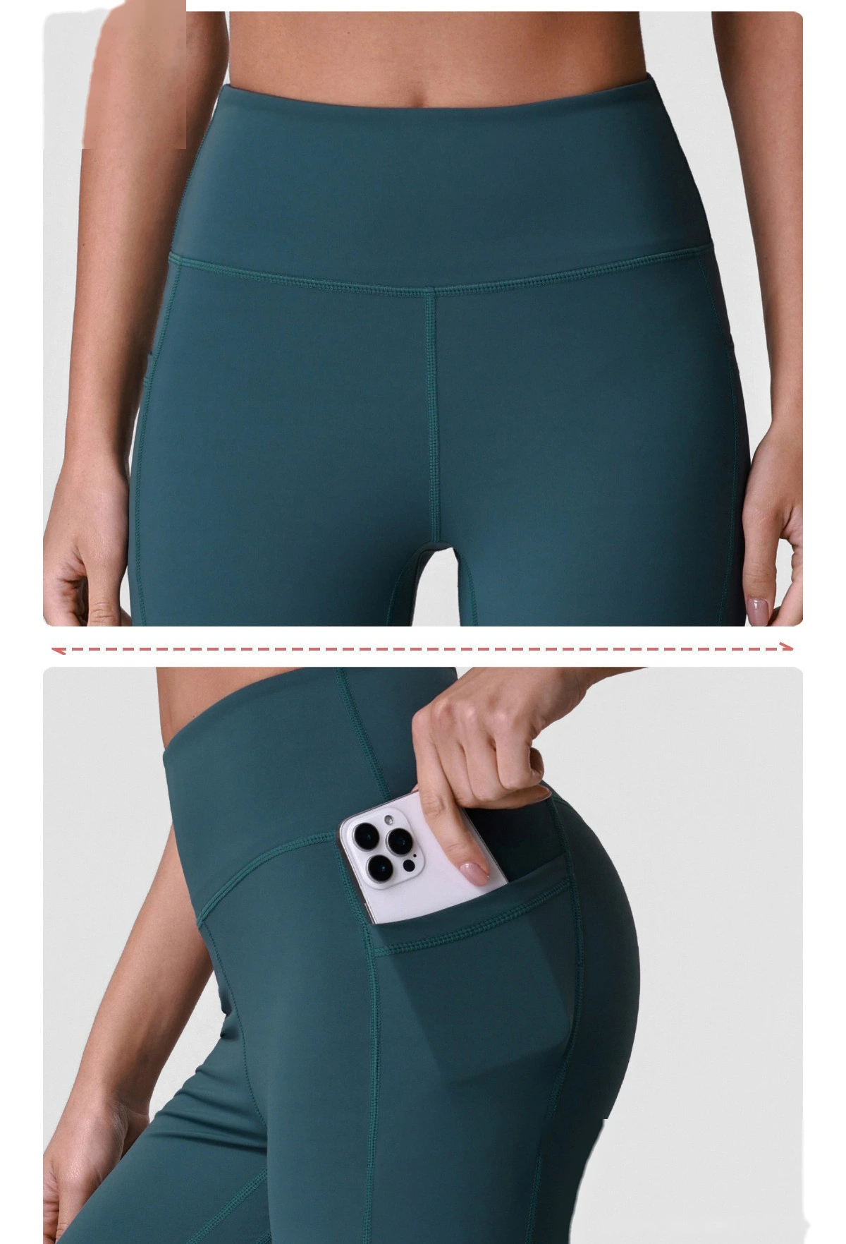 Women’s Camisole Tank Top & High Waist Leggings Set Quick Dry Butt Lifting Slim Fit Yoga Gym Fitness Workout Suit detail