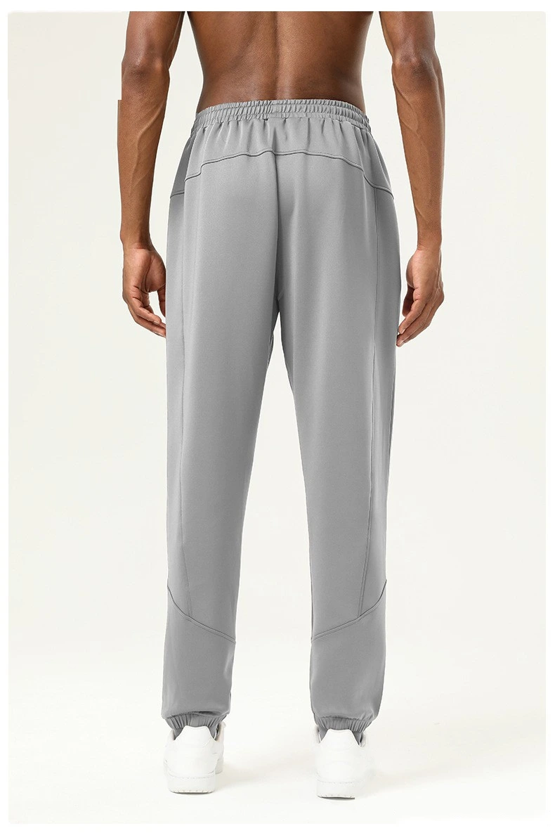 Customized leisure sports pants men's thick warm loose fitness running training leg pants detail