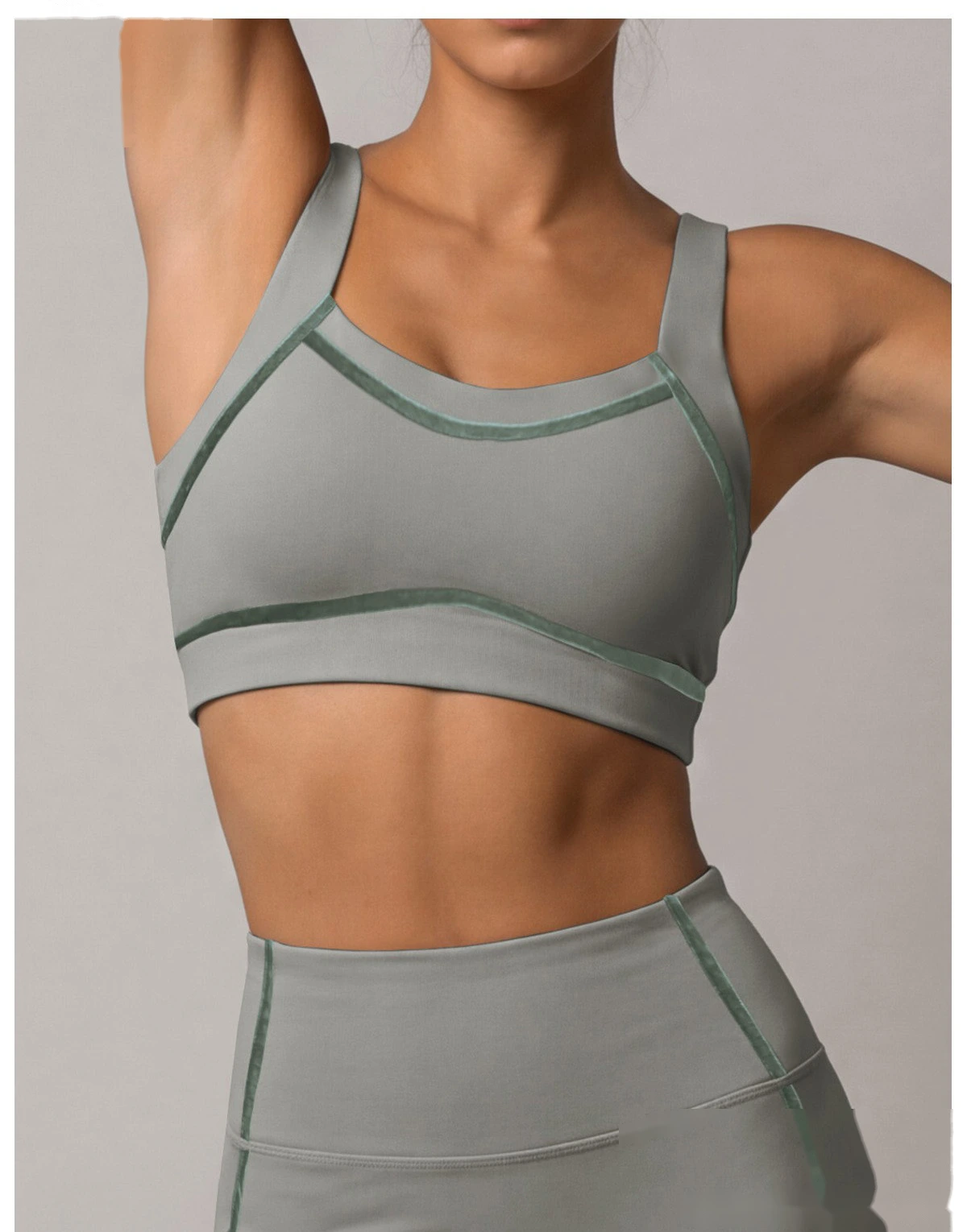 High Elastic Push Up Sports Vest, Shockproof Workout Bra for Yoga Running Daily Outdoor Wear detail