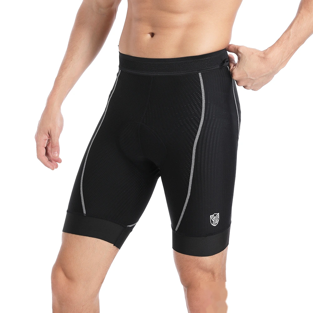 Cycling underwear shorts cycling clothes processing padded silicone sponge cushion men's breathable quick-drying. detail