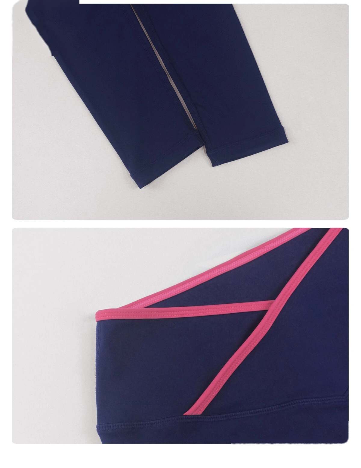 Custom Butt-Lifting High-Waisted Yoga Leggings for Women - Color Block Slim-Fit Tights, Sports Pants for Gym Fitness detail