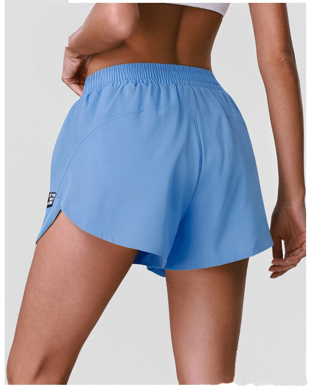 Women's Anti-Exposure Yoga Shorts with Liner, Summer Quick Dry Sports Tennis Running Fitness Pants detail