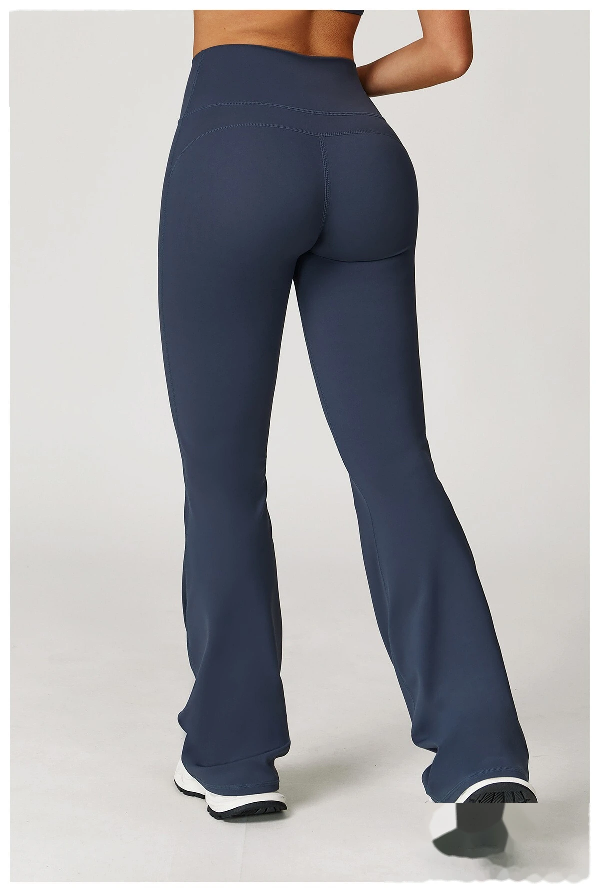 Soft and comfortable flared pants, wide legs and slim trousers, outdoor running and fitness pants detail