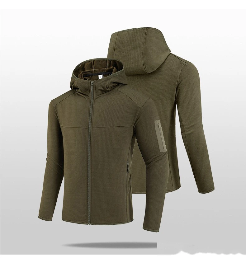 Custom Autumn Winter Men’s Business Jacket - New Fashion Stand-Collar Hooded Warm Outdoor Coat detail