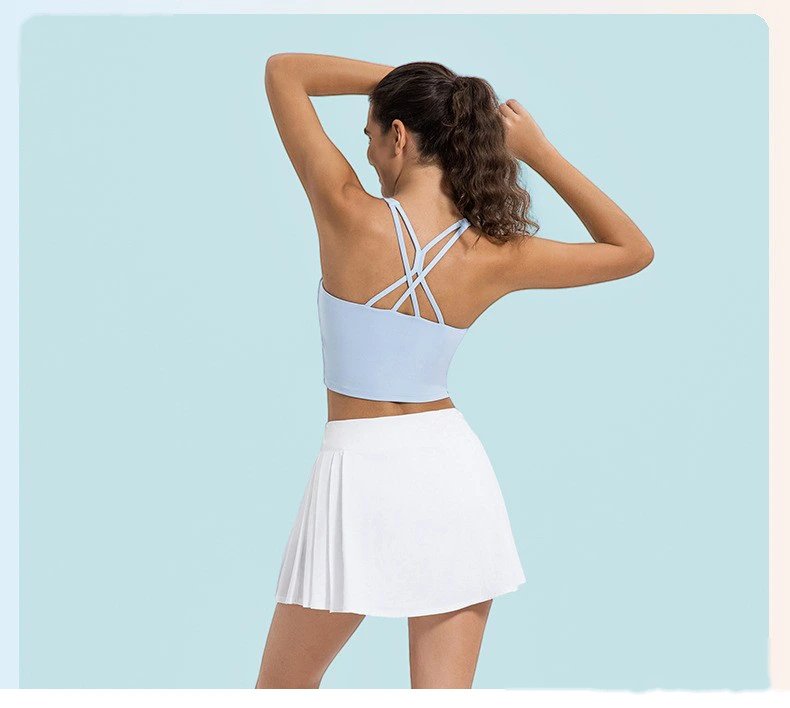 Custom-made sexy suspenders, beautiful suspenders, chest pads, yoga bras, earthquake-proof fitness sports bra detail
