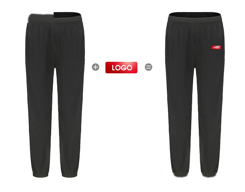 Customized nylon woven men's multi-pocket and multi-functional outdoor running quick-drying pants detail