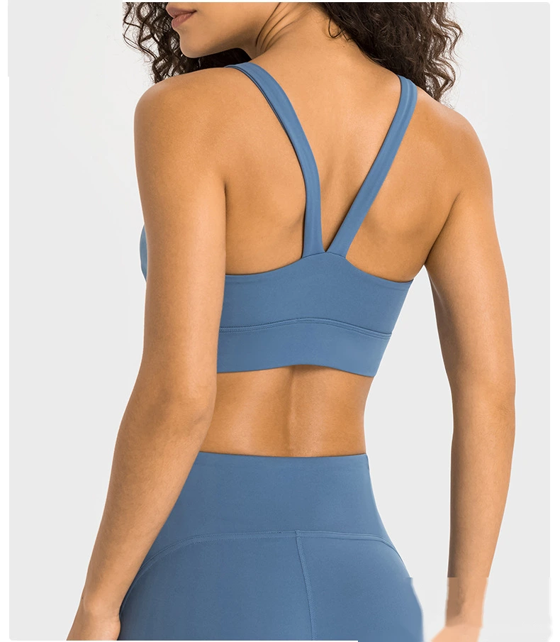 Custom-made V-back sports bra shockproof sports bra female detail