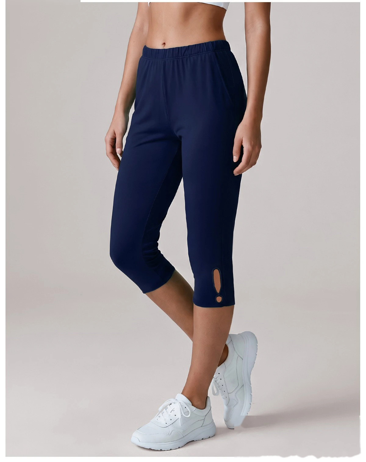 Women 7/8 Length High Rise Fitness Leggings, Compression Slimming Outdoor Sports Yoga Pants Custom Available detail