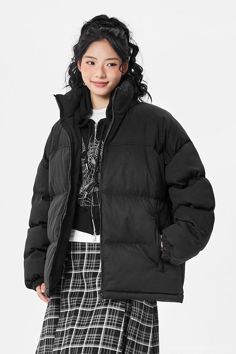 Customize winter men's and women's windproof and warm casual cotton coats and down coats. detail