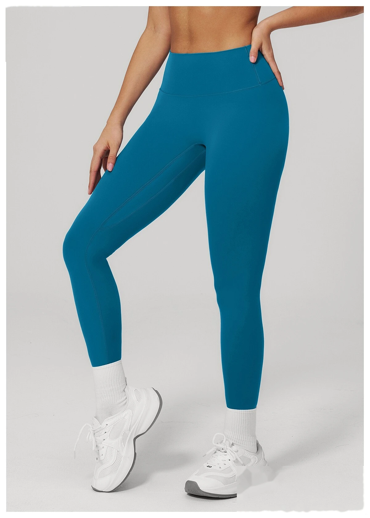 Custom Women's Beauty Back Sports Bra High Waist Butt Lifting Yoga Leggings 2 Piece Workout Set detail