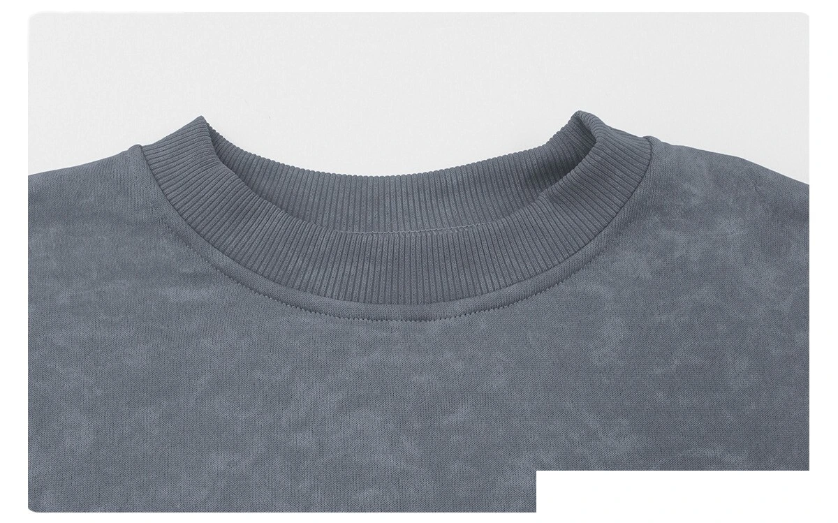 Customizable EU-US Tie-Dye Athletic Hoodie | Women's Winter Loose Crew Neck, Casual Yoga Top detail