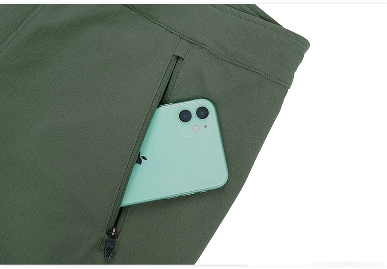 Customized outdoor mountaineering quick-drying pants men's woven casual plus-size sports running pants detail