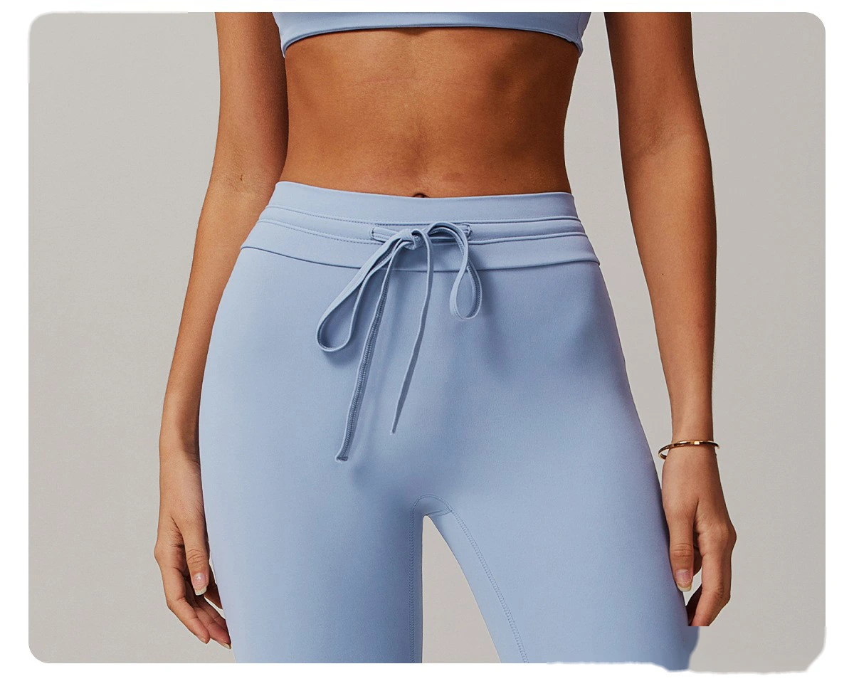 abdomen-lifting and hip-lifting fitness pants, and running pants with beautiful buttocks outside. detail