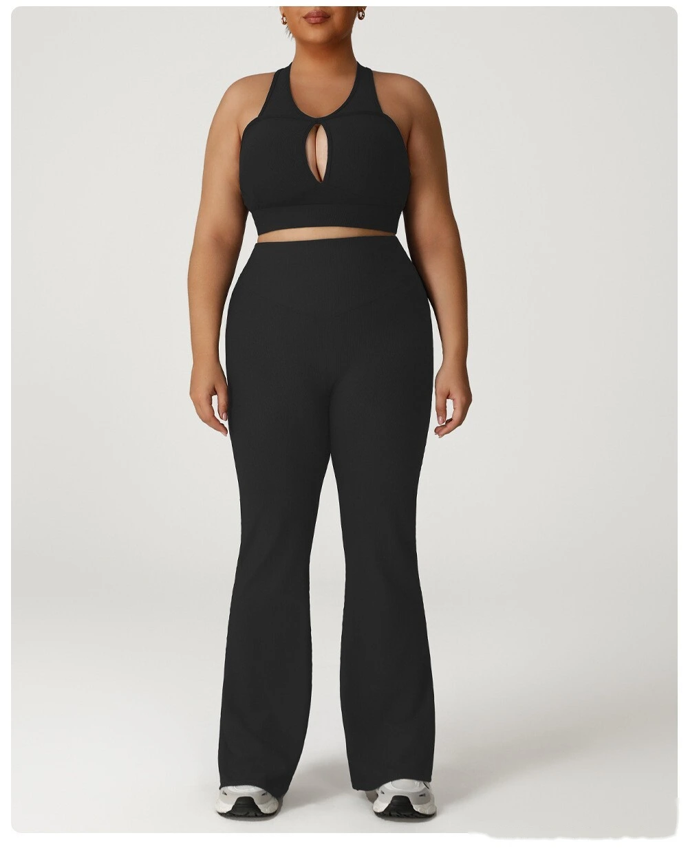 Customized plus size sports bra yoga bra gathers sexy beauty back running fitness vest women. detail