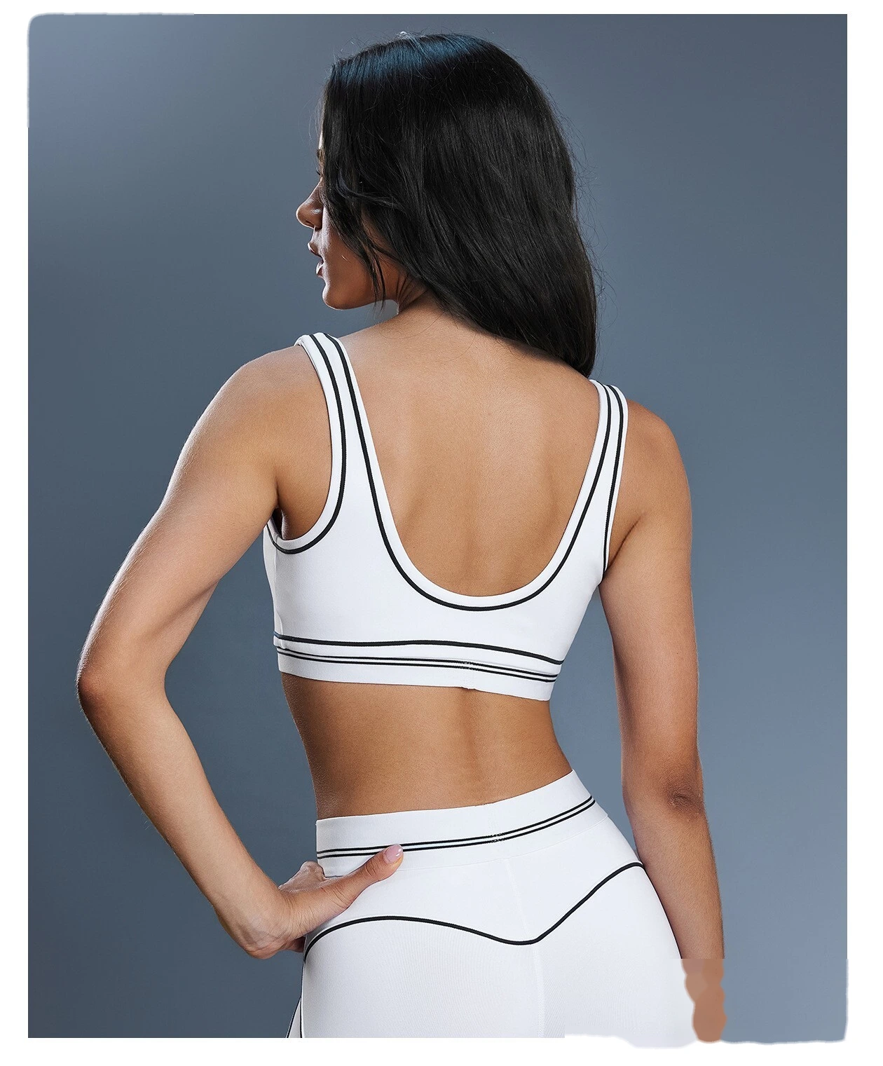 Custom High-Support Sports Bra for Women - Back-Flattering, Skin-Like Softness, Ideal for Fitness & Yoga detail