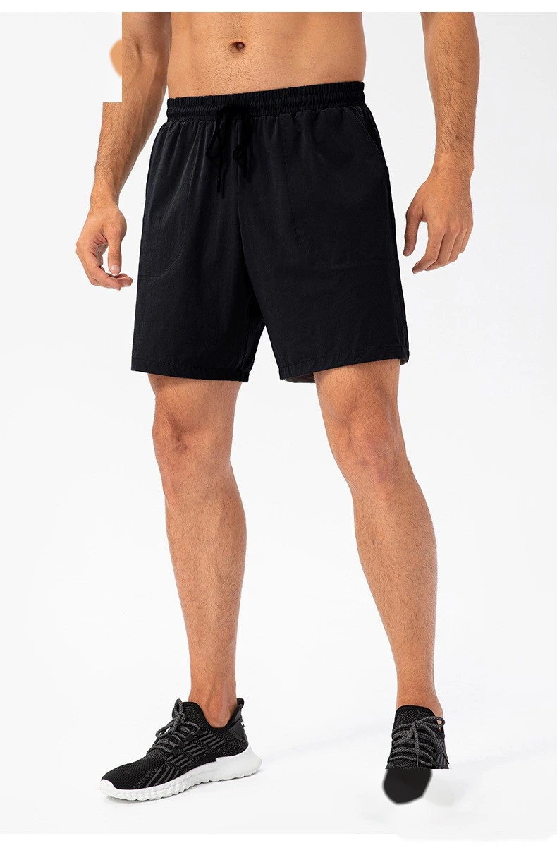 Customized men's summer loose running fitness shorts light and breathable quick-drying leisure sports pants. detail