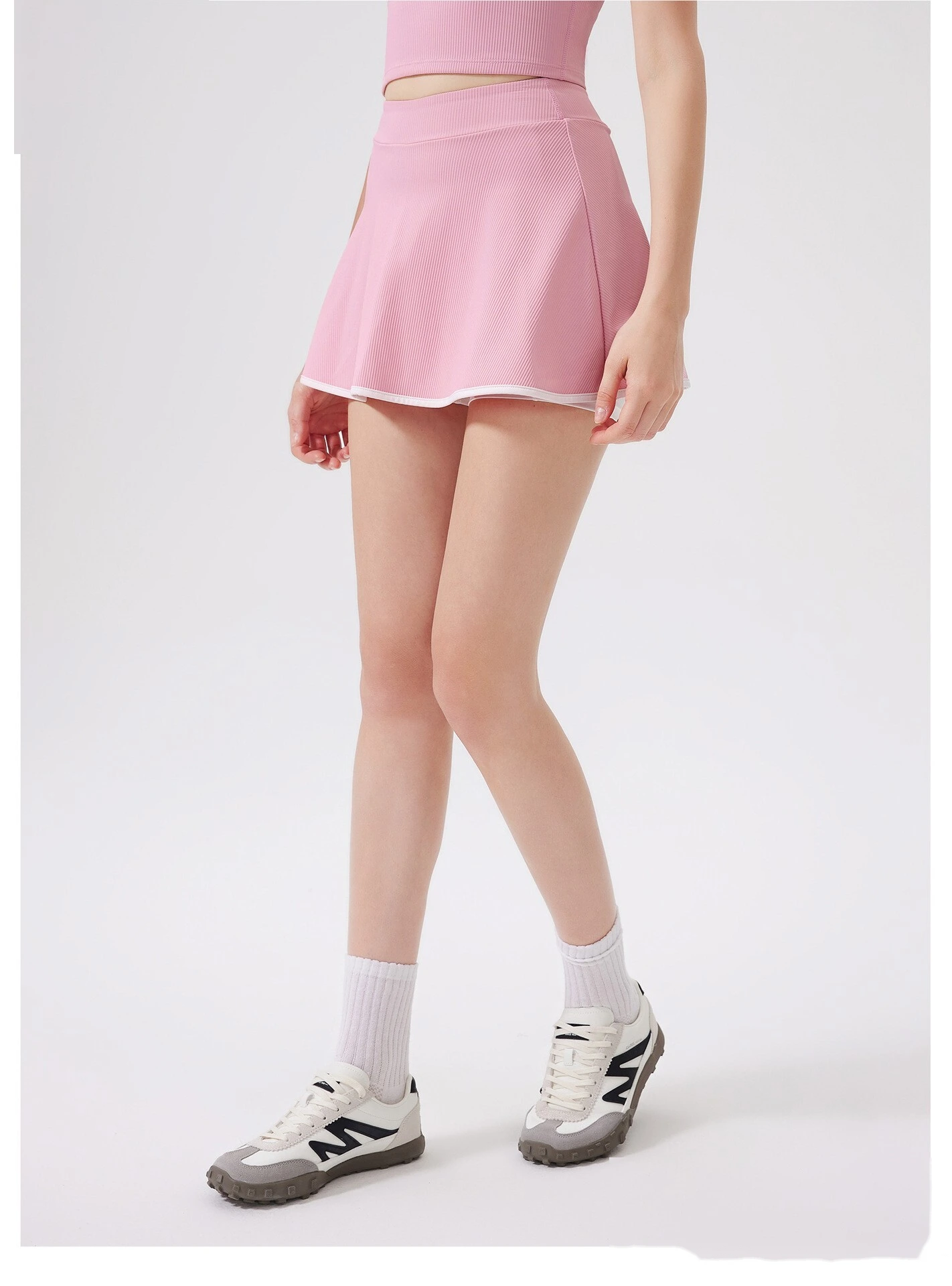 Customized quick-drying sports short skirt sports fitness yoga A-shaped short skirt sports tennis skirt detail