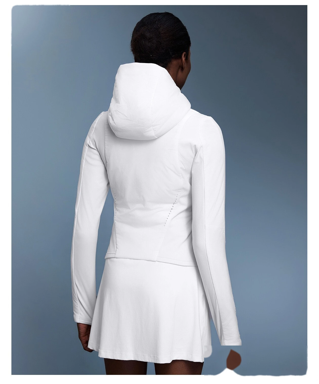 Customized autumn and winter ladies' thin cotton-padded clothes slim and slim plus cashmere cardigan sports hooded coat detail