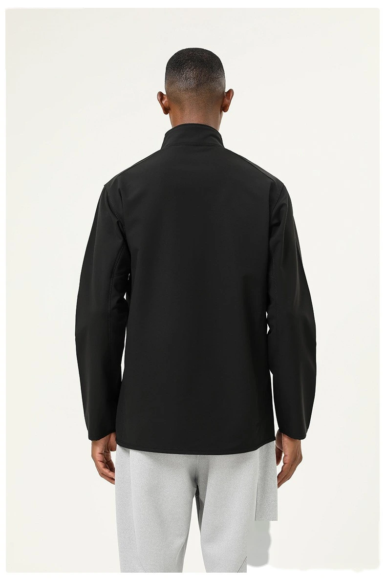 Customized jacket sports coat casual windproof and splash-proof outdoor thick jacket coat male detail