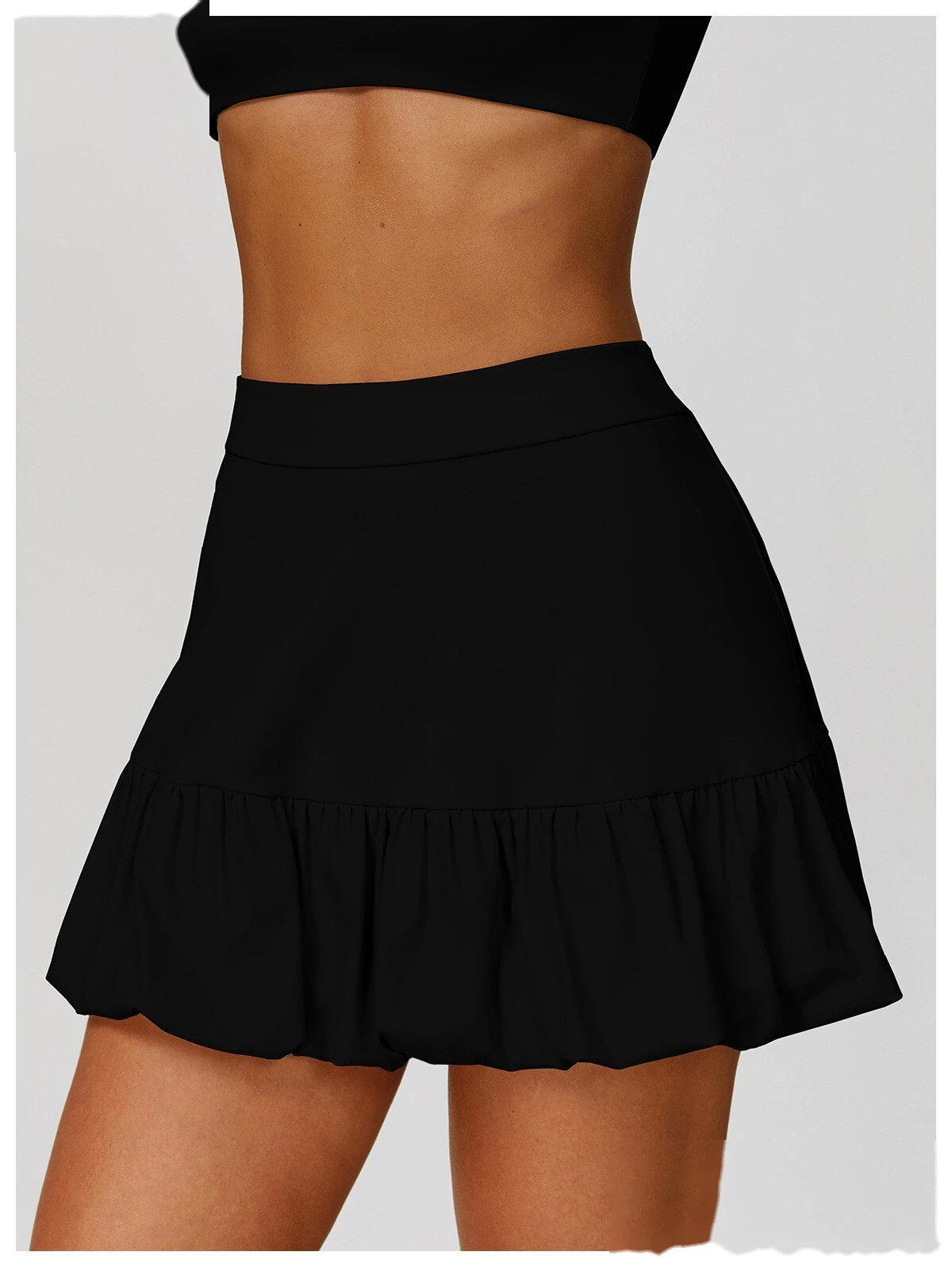 Fake two-piece short skirt Quick-drying breathable anti-exposure tennis skirt Leisure fitness running skirt detail