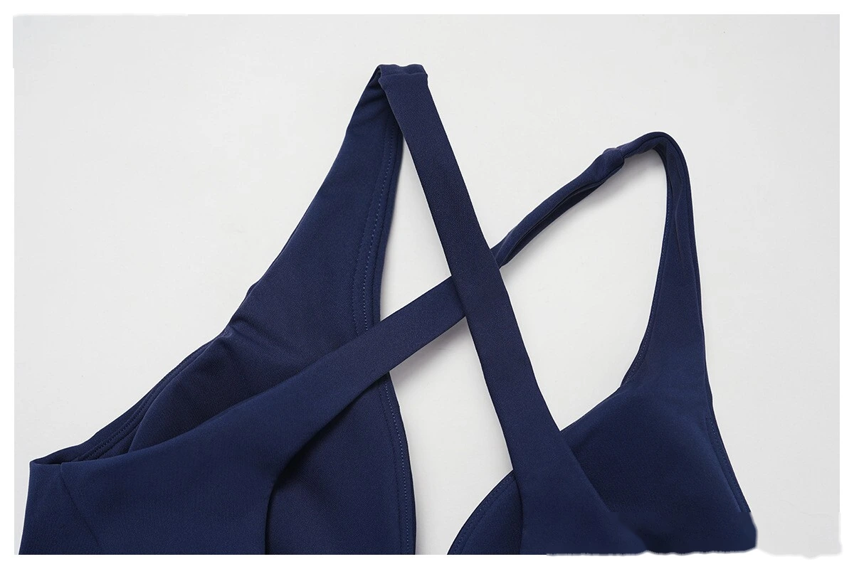 Custom-made yoga bra cross back high sense sports bra women running fitness sports bra detail