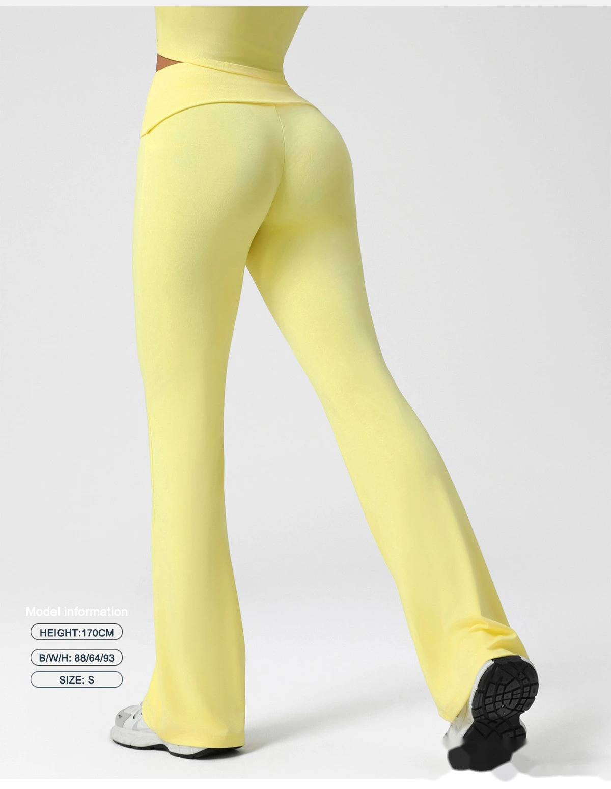 Customized sports casual micro-pants, high waist hip yoga pants, training fitness pants. detail