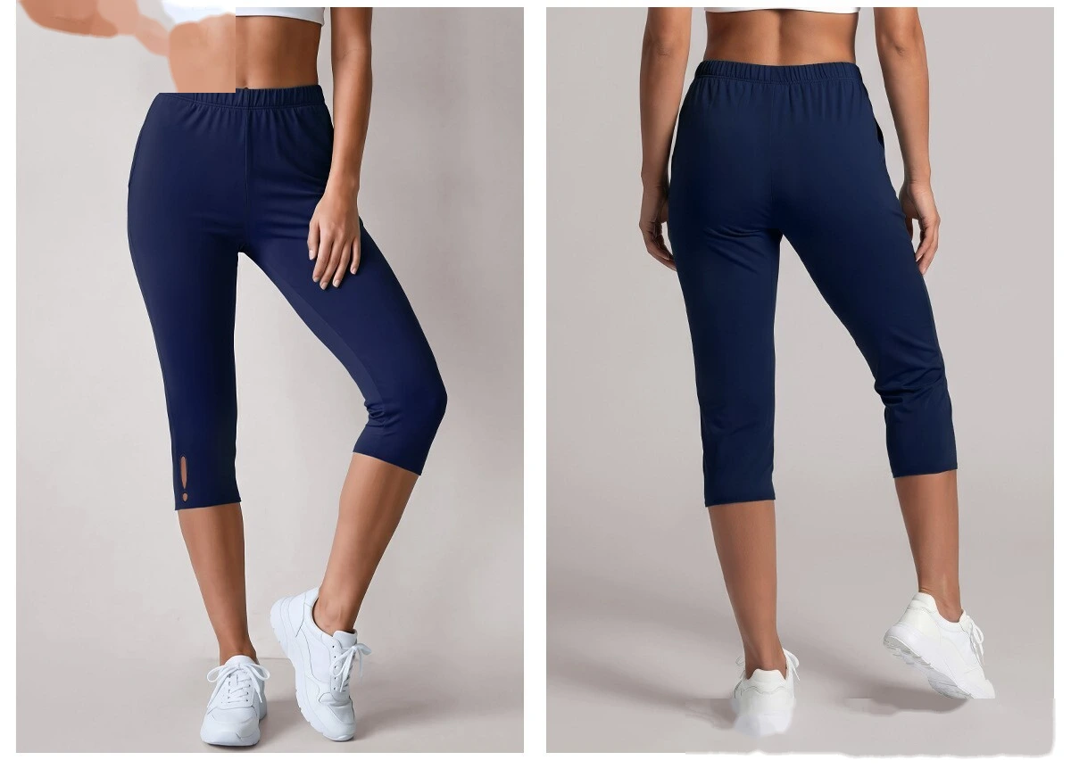 Women 7/8 Length High Rise Fitness Leggings, Compression Slimming Outdoor Sports Yoga Pants Custom Available detail