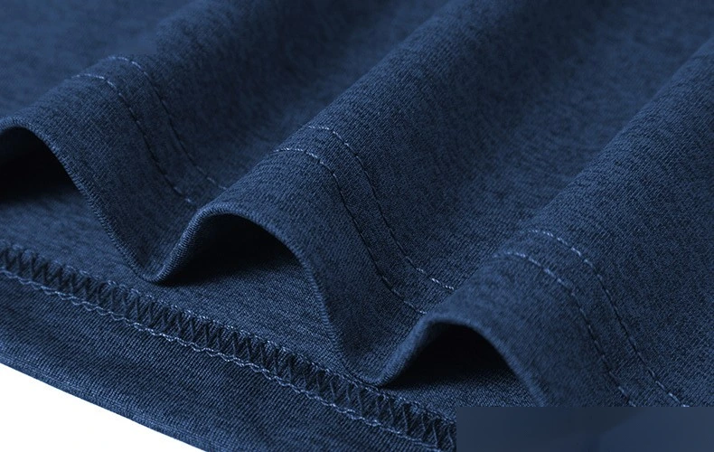 Custom mens quick dry moisture wicking ourdoor sports t-shirt detail