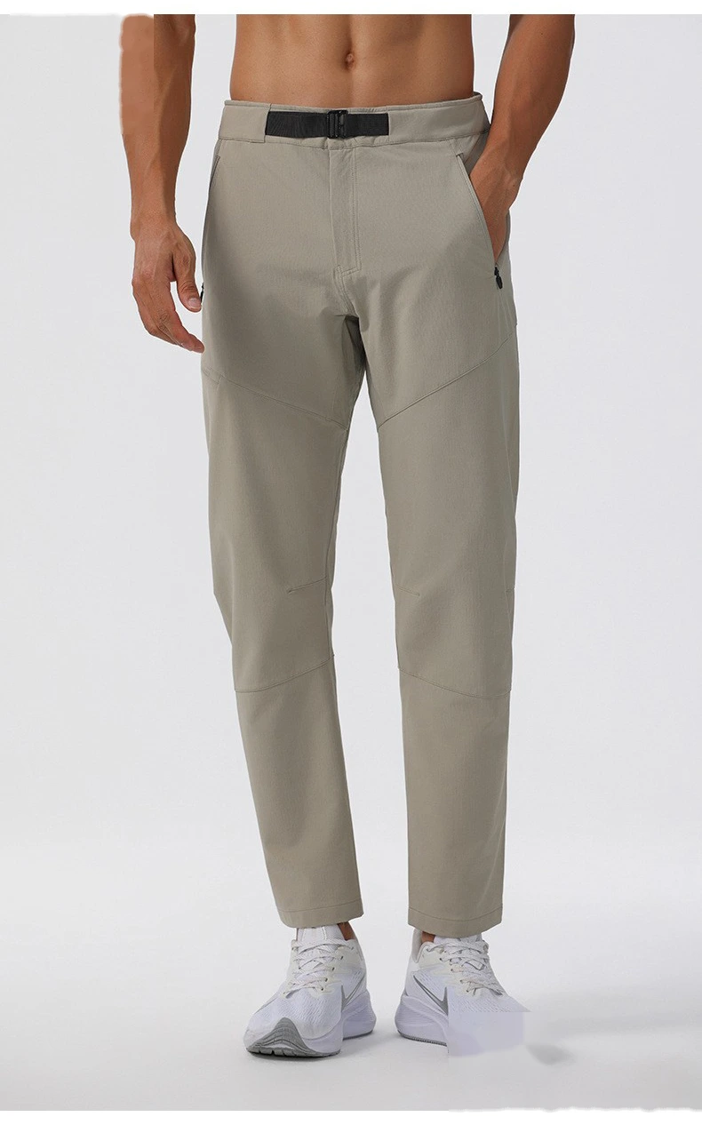 Customized quick-drying pants outdoor sports spring and autumn pants men's fitness running casual pants detail