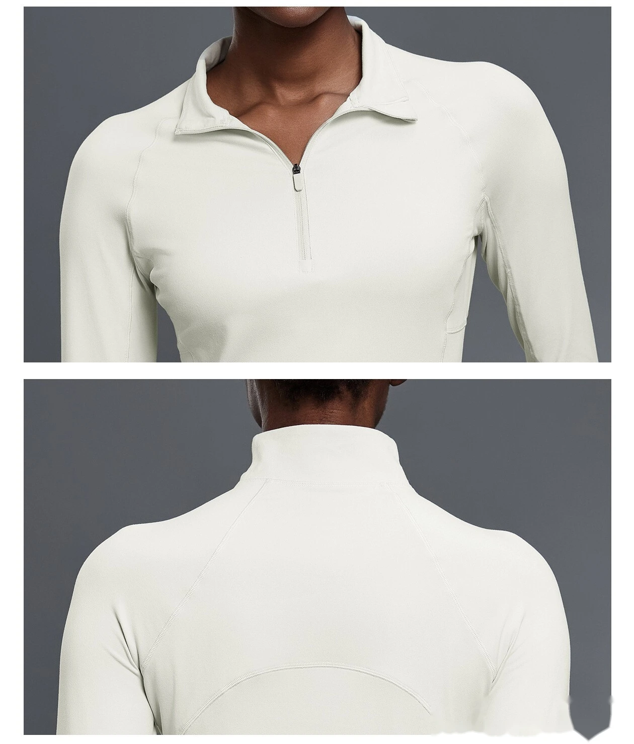 Customize autumn long-sleeved yoga clothes, slim fitness tops and running T-shirts. detail
