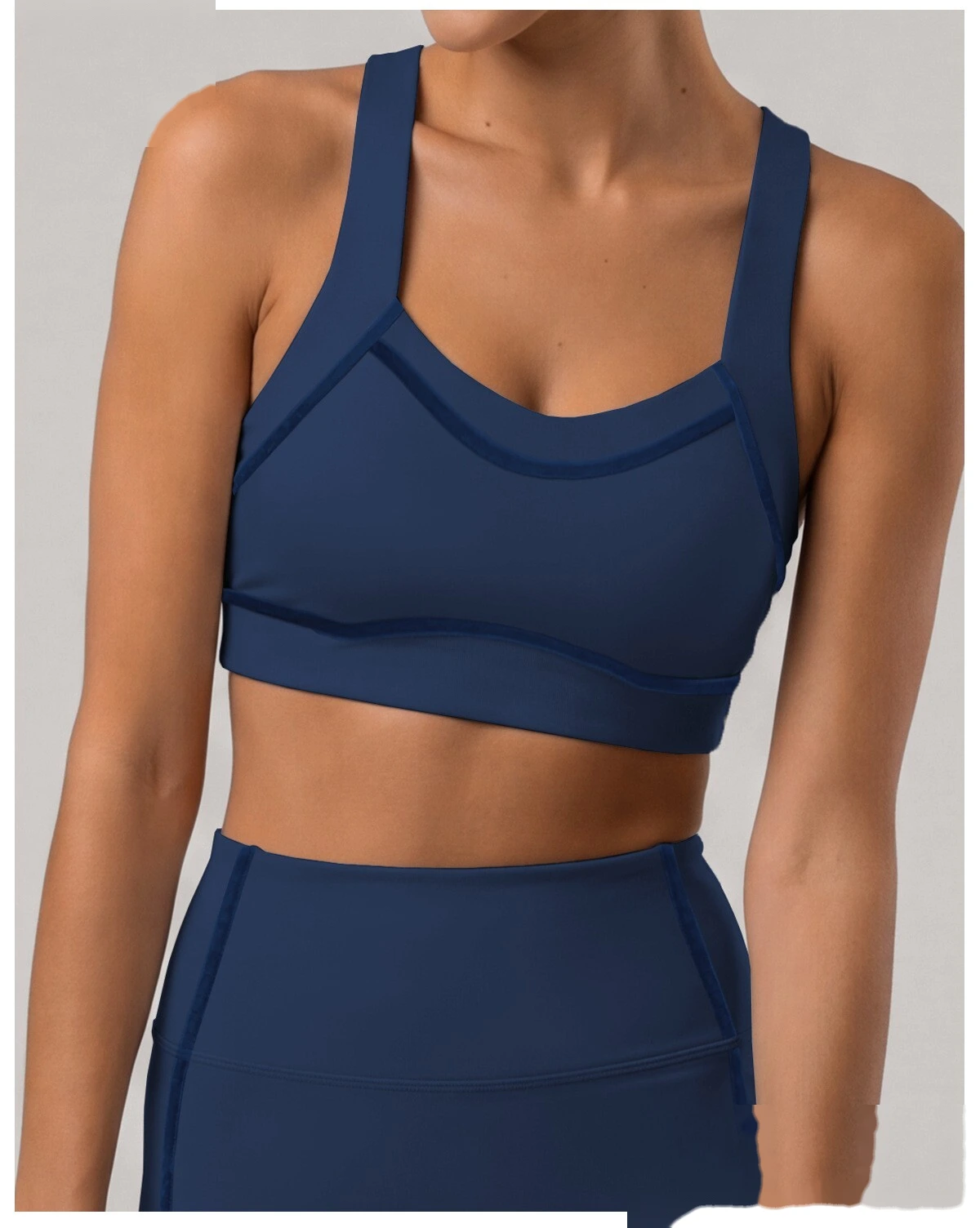 High Elastic Push Up Sports Vest, Shockproof Workout Bra for Yoga Running Daily Outdoor Wear detail