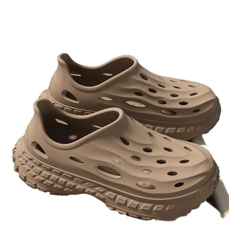Custom-made hole shoes men's outdoor sports mountaineering non-slip foot platform shoes detail