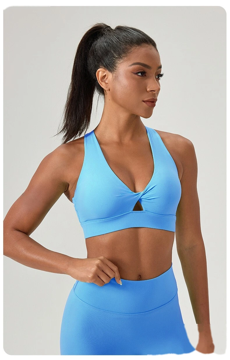 Custom EU/US Style Yoga Bra | Removable Pads, Quick-Dry, Buckle Design, Shockproof for Running & Fitness detail