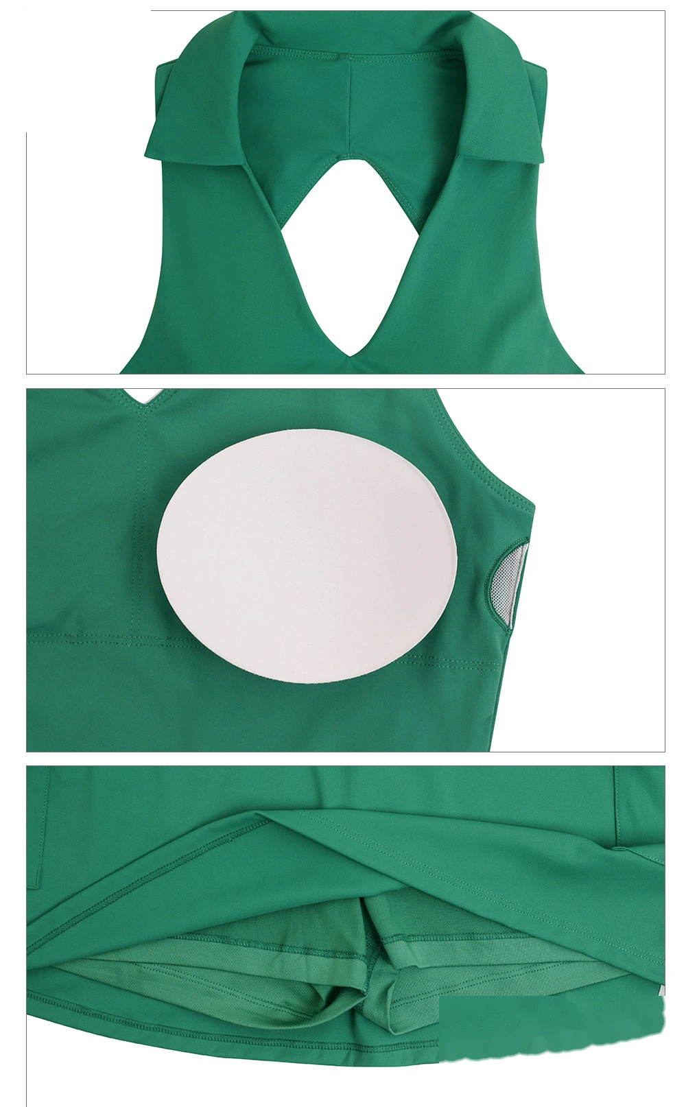 Tennis skirt sports and leisure suit nude yoga clothing fitness suit outdoor tennis suit female detail