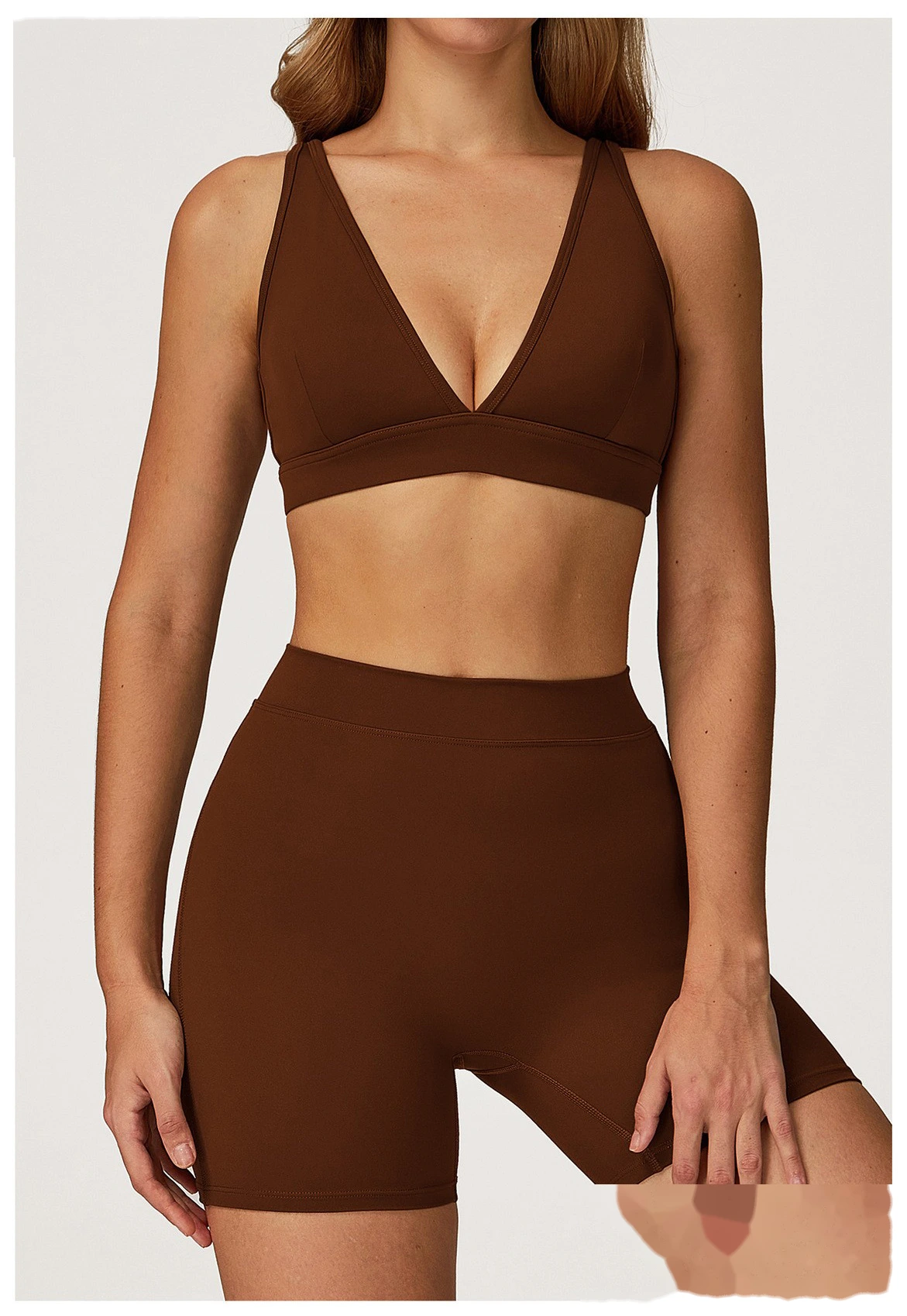 Customized yoga bra generous beauty back quick-drying exercise running fitness underwear. detail