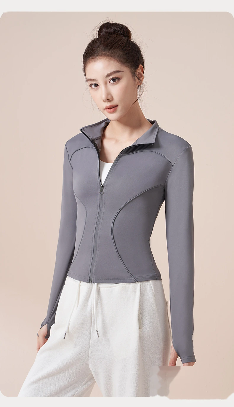 Customized ice silk cool breathable quick-drying short-sleeved T-shirt loose casual sports seamless top detail